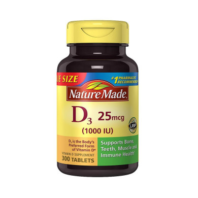 MS: 0602718 - Viên uống Vitamin D3, Hỗ Trợ Xương, Răng và Cơ Bắp